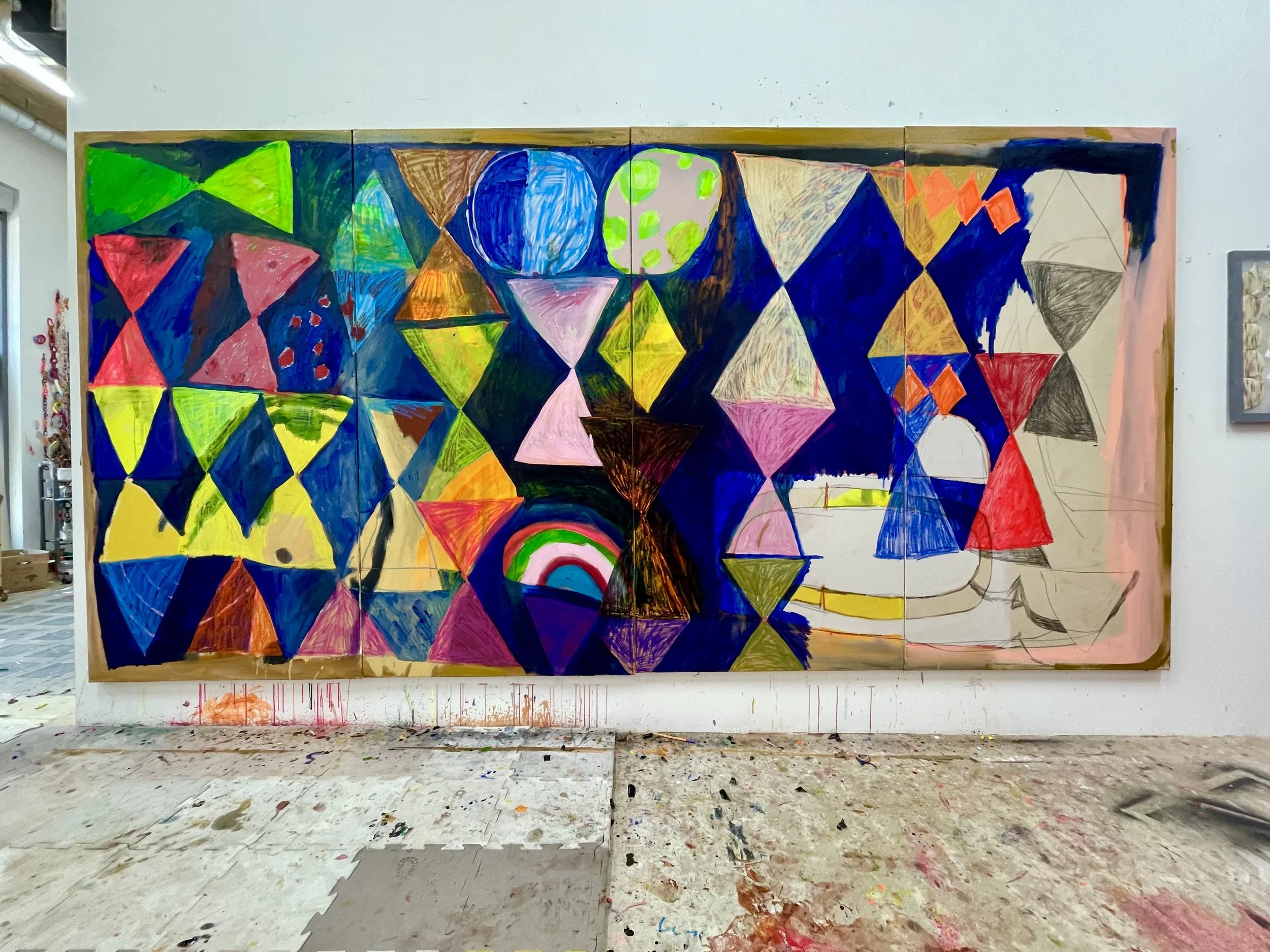 I've got all the time in the world for you 2022/2026, 400 x 200cm. 