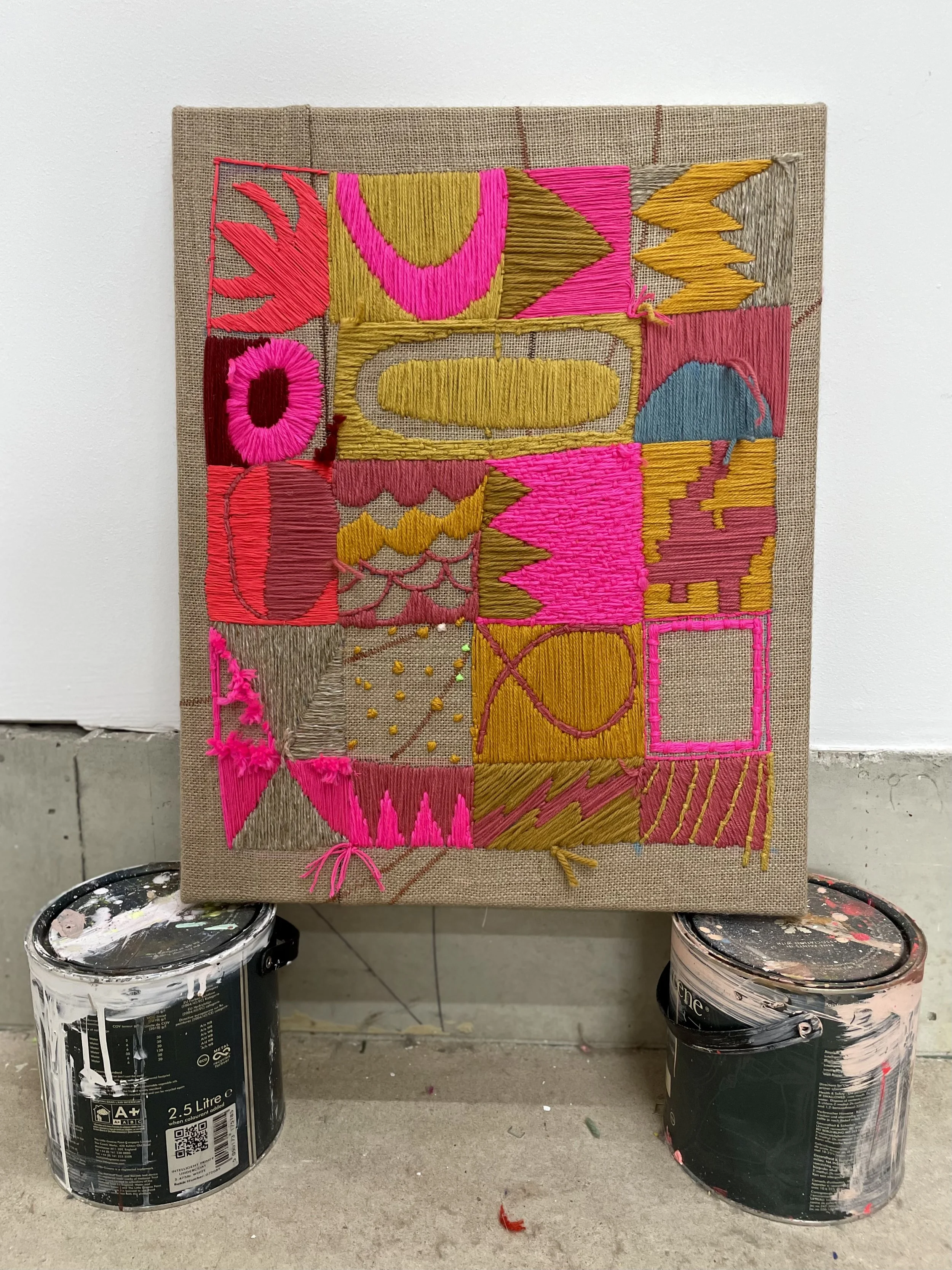 Coded and contained 2026, 50 x 40cm.