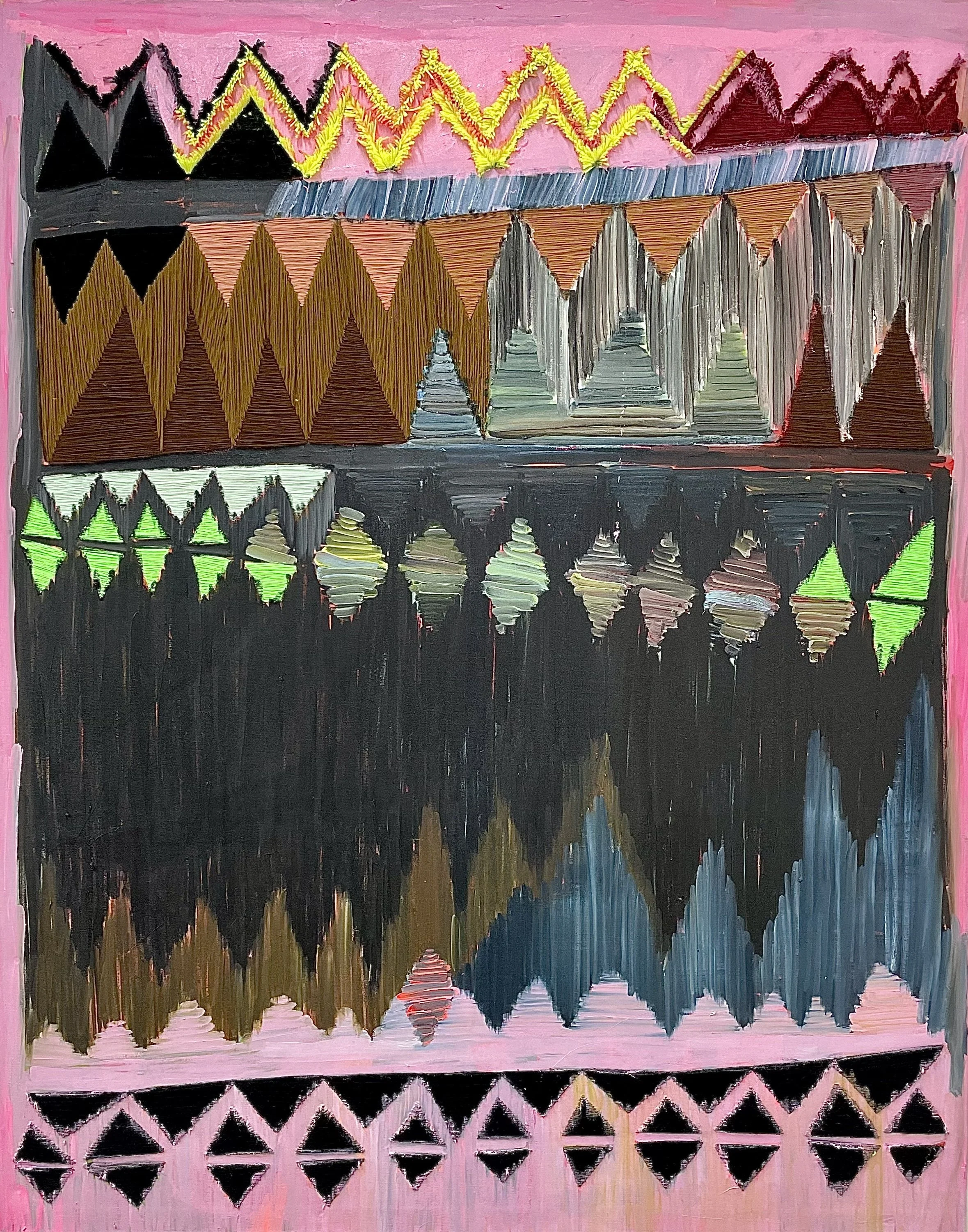 Dirty little thing 2024, 152 x 122cm.