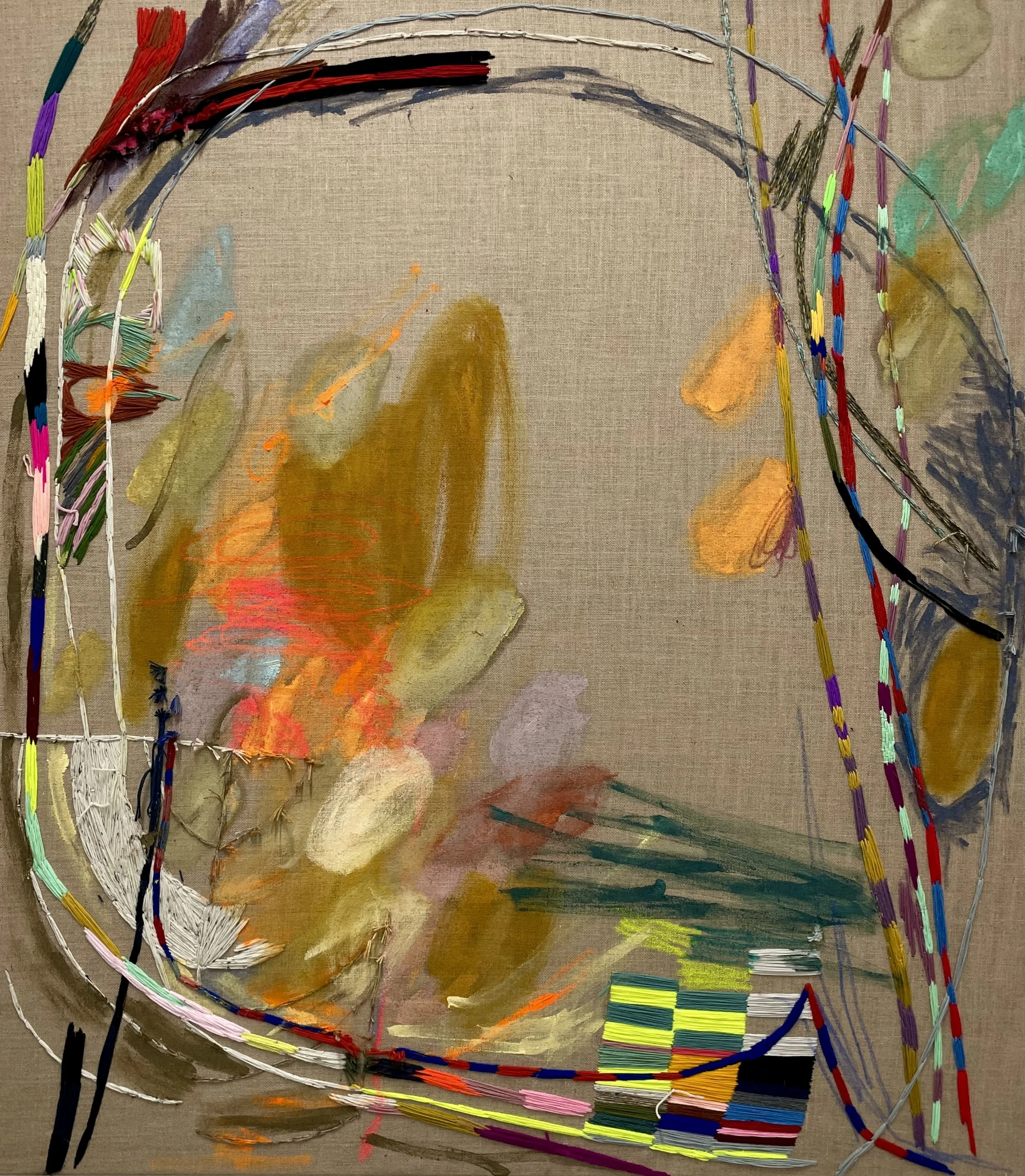 Scribble 2025, 160 x 140cm.