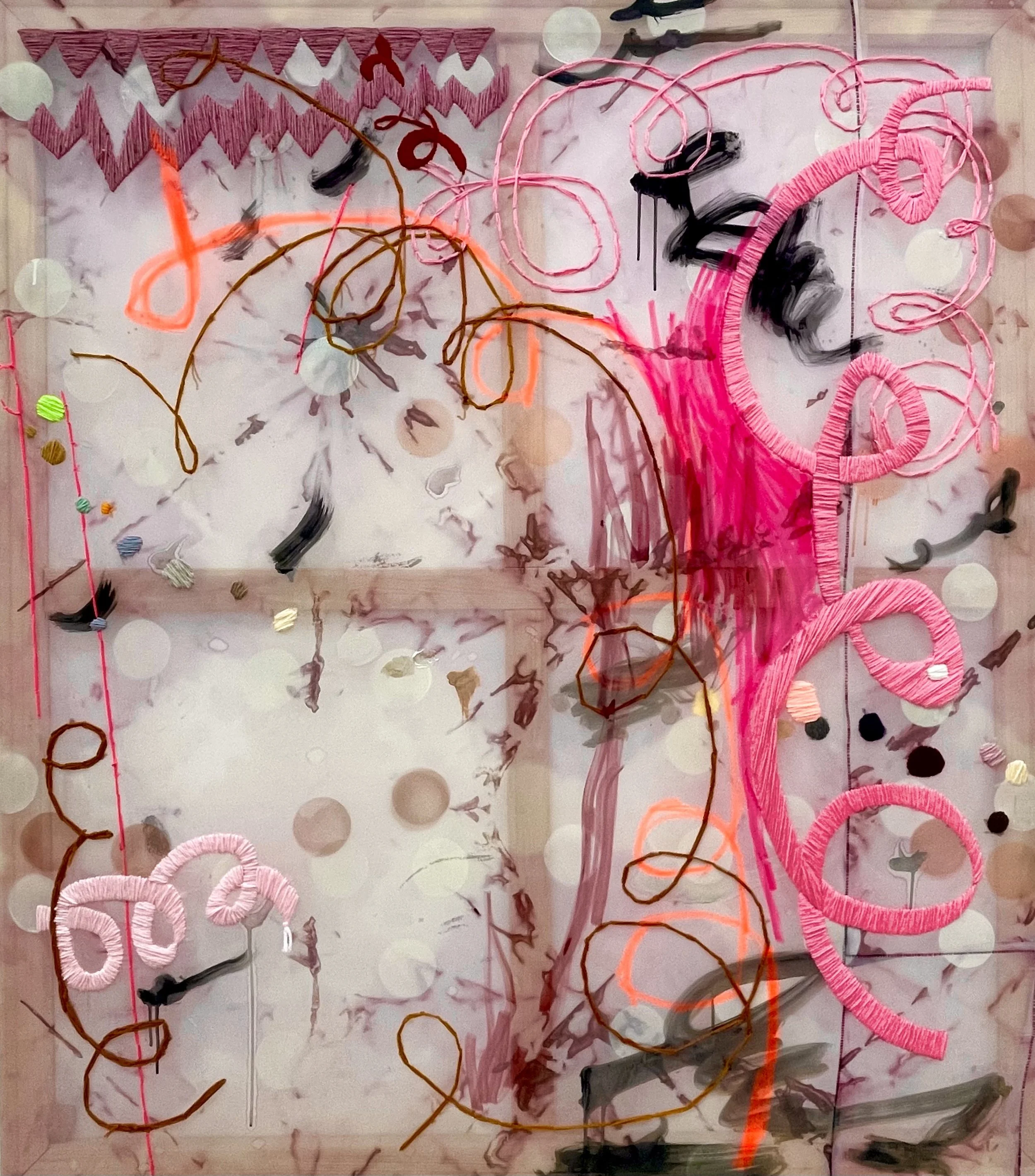 Spiralling 2025, 160 x 140 cm