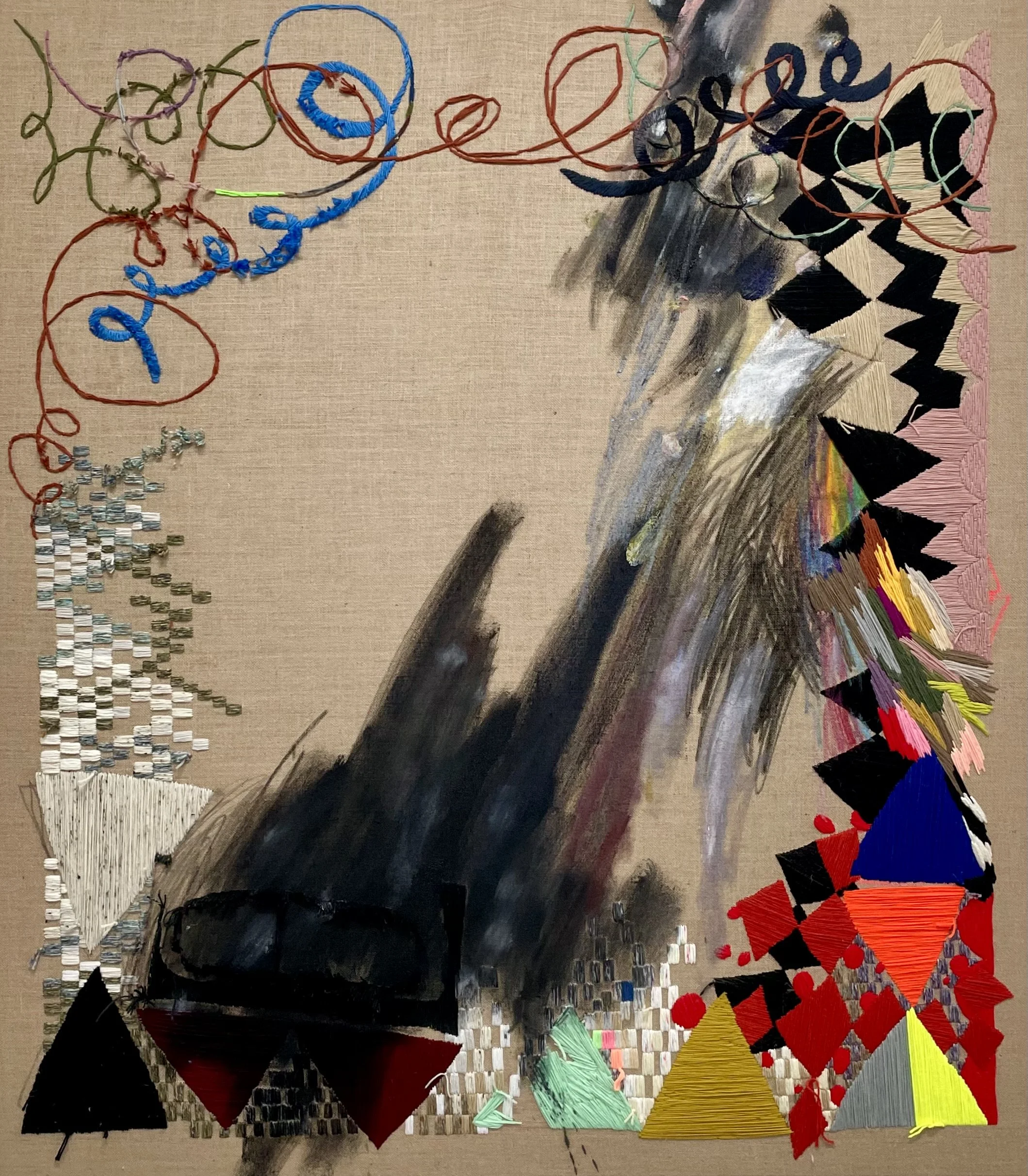 Scrabble 2025, 160 x 140cm.