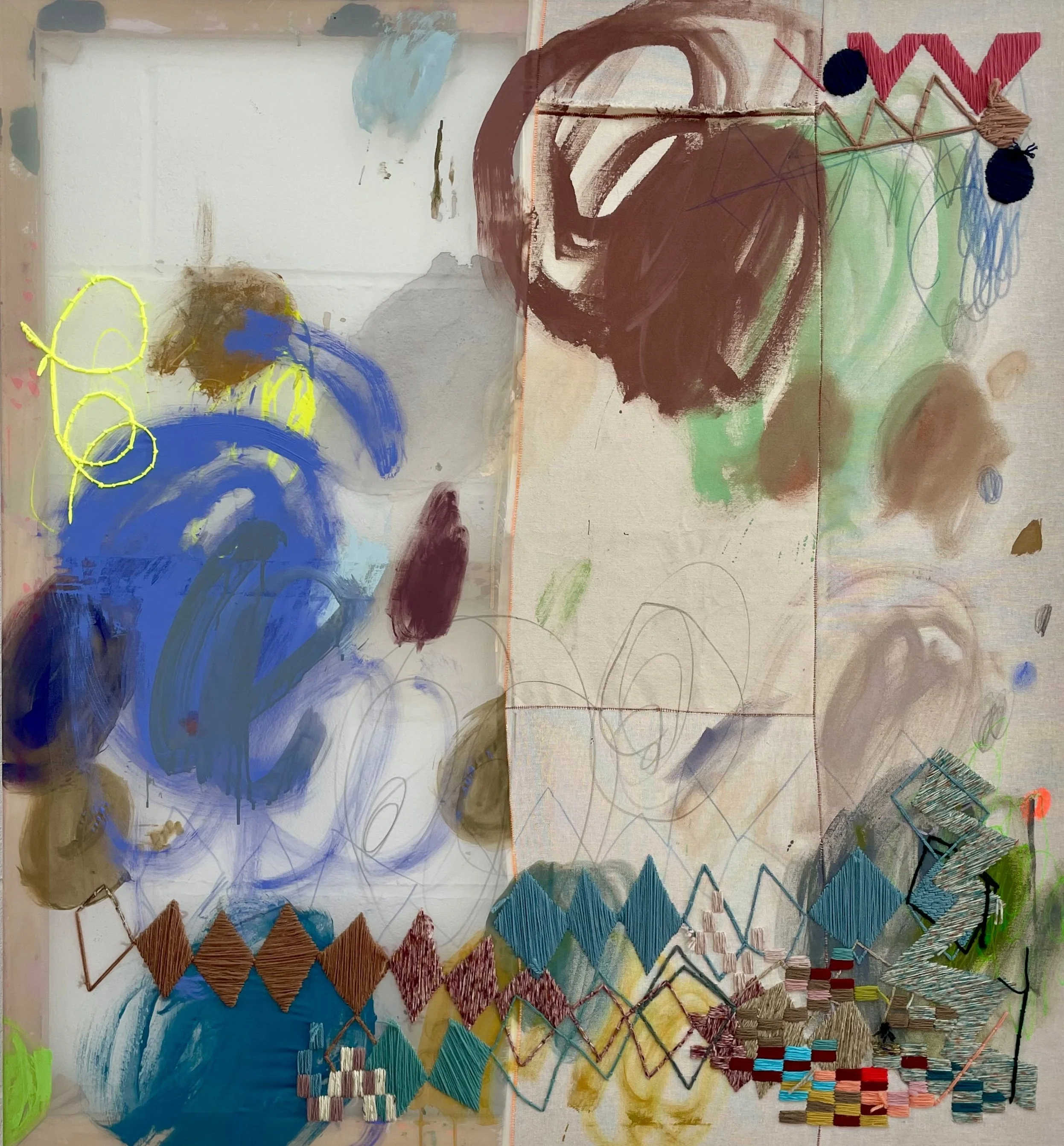 'Mess around' 2026, 125 x 115cm.