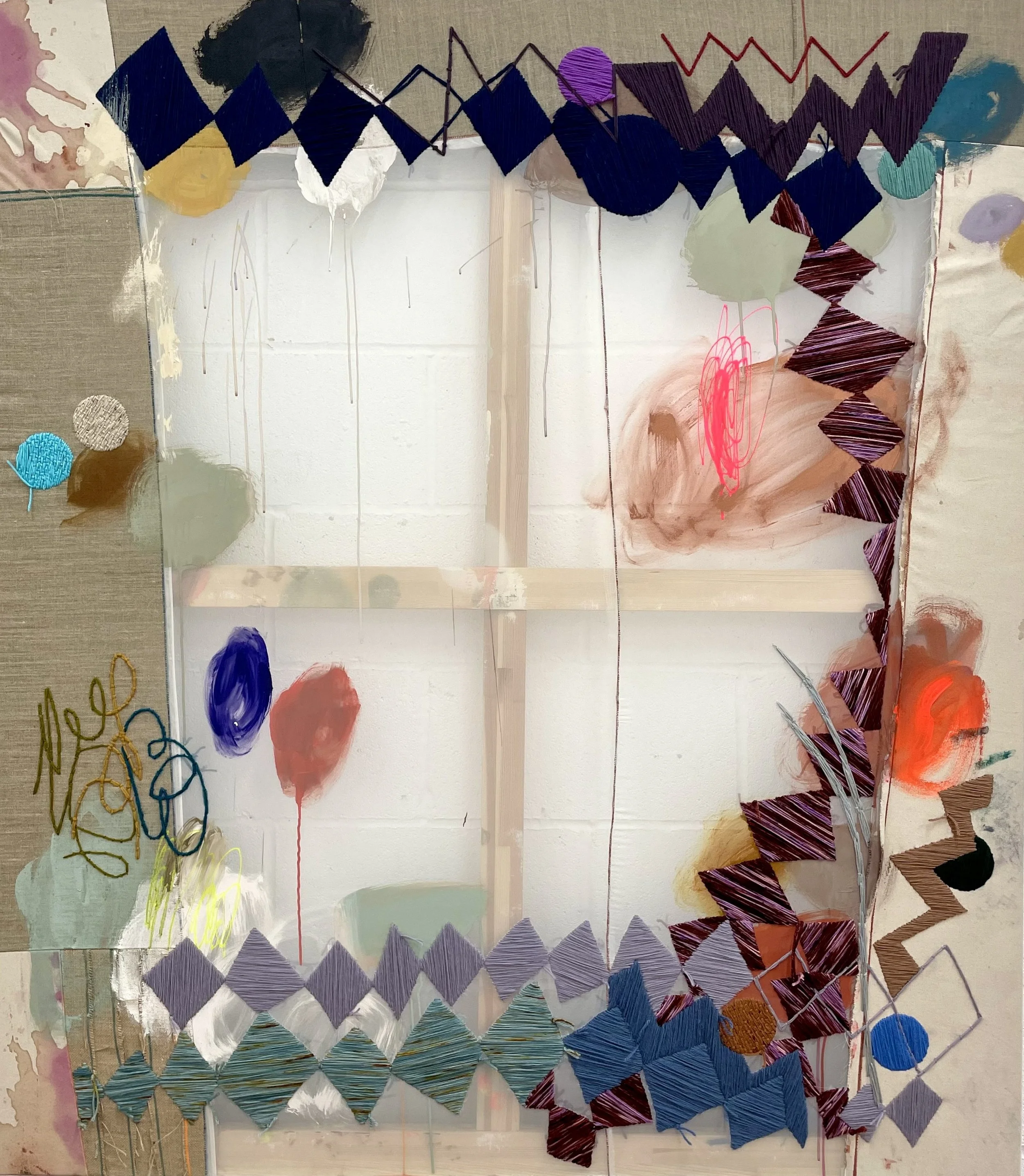 Floating into nothingness 2026, 160 x 140cm.