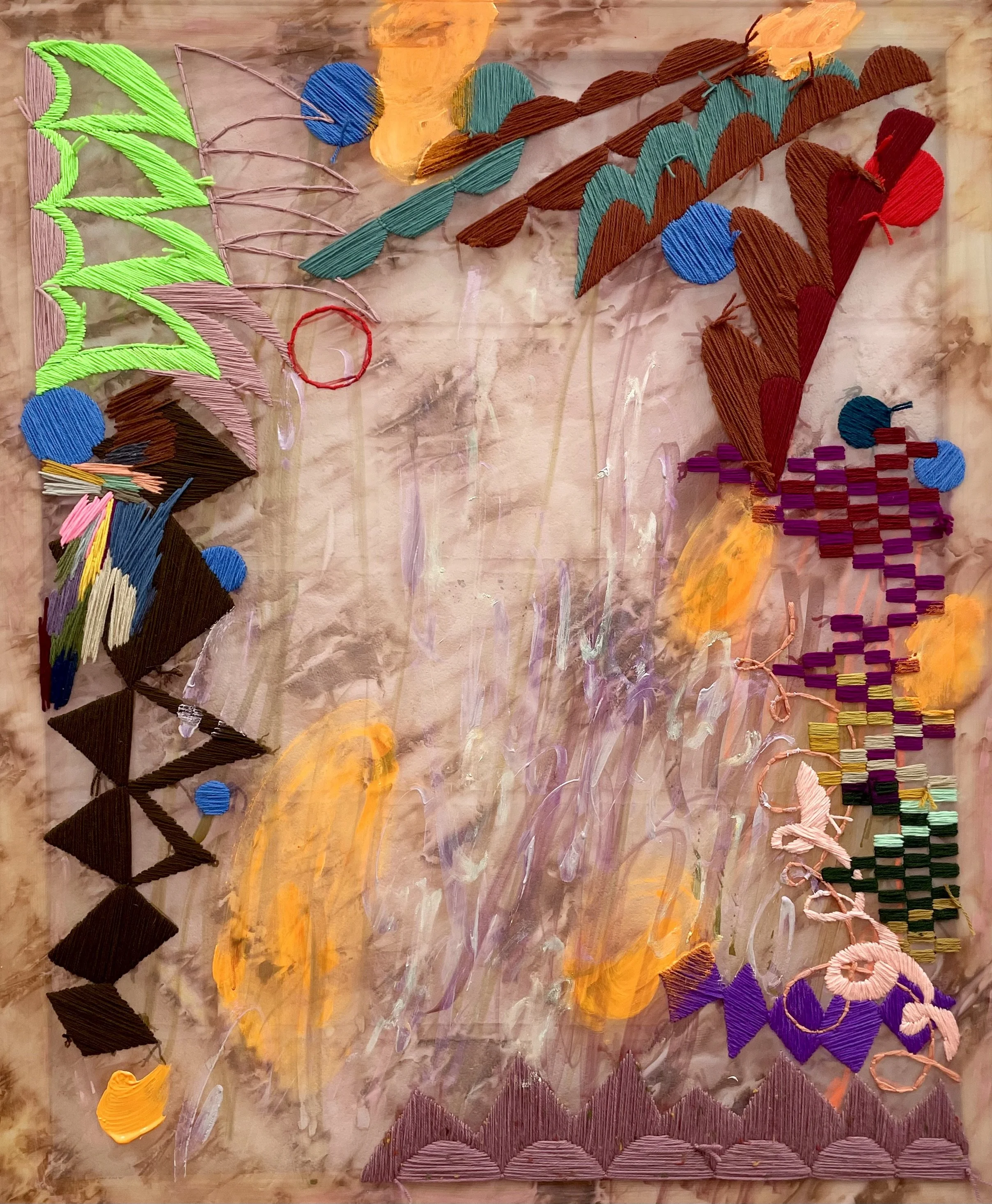 Chaos 2025, 115 x 95cm.