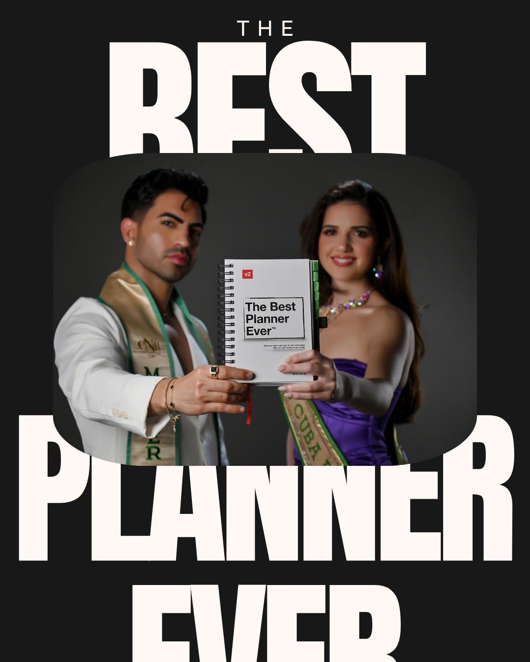 Say hello to The Best Planner Ever™ v2 🗓️ Your 13-week, undated guide to leveling up every area of your life—mental, physical, spiritual, financial & more.
Powered by the best in the game @missearthcuba @nuestrabellezanacionalcuba @
