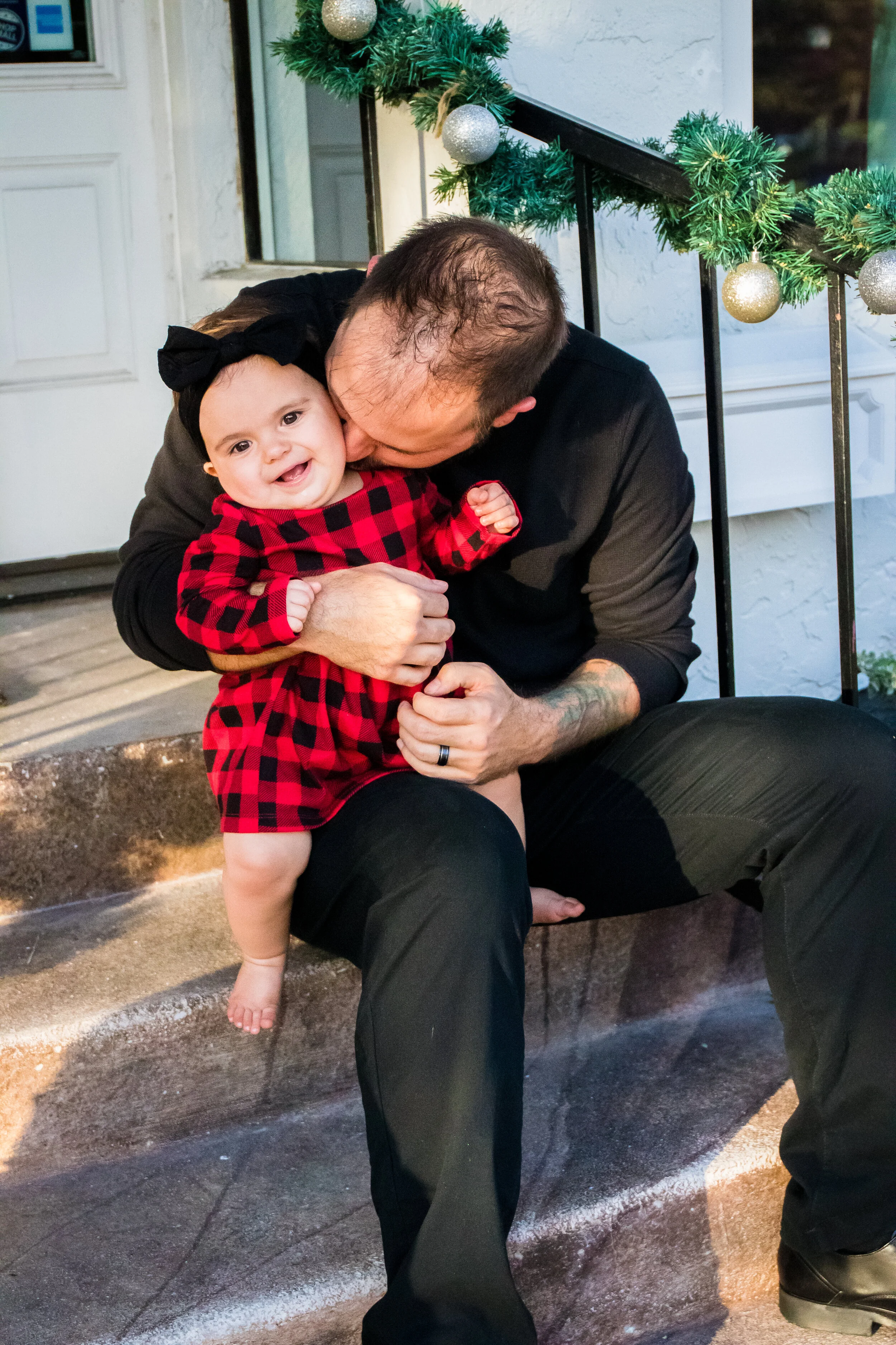 father daughter family portraits, Tampa