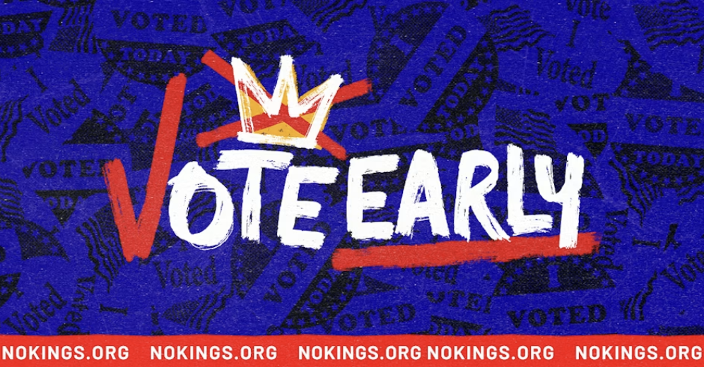 No Kings: Vote Early Iowa City, Iowa