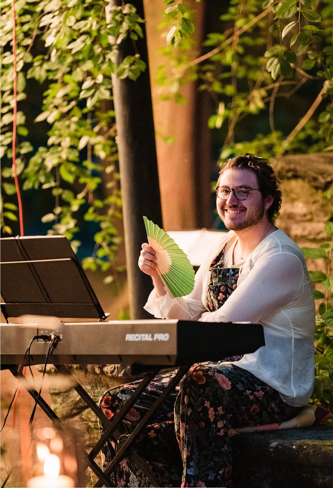 Performing at a friend's wedding. June 2024