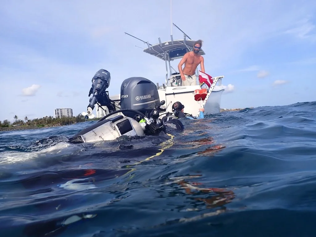 Buceo y snorkel en Rincón. La pesca submarina, la captura de langosta y la navegación son lo que mejor se le da a Simply Caught
