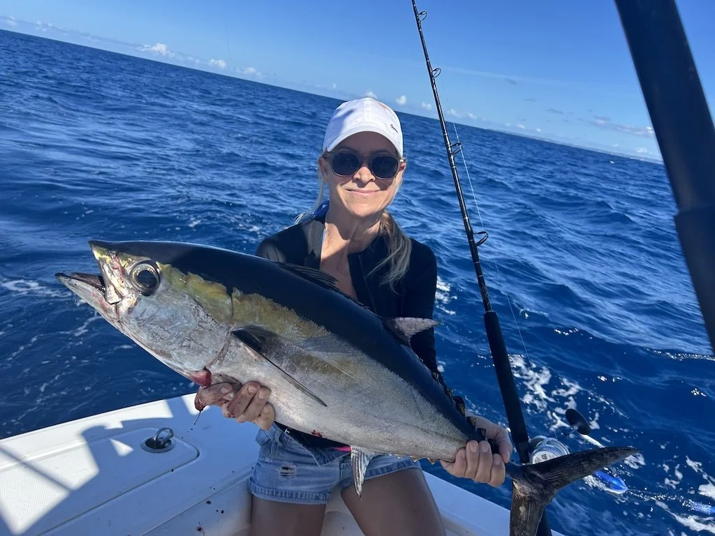 Pesca del atún en Rincón, Puerto Rico: pescado fresco