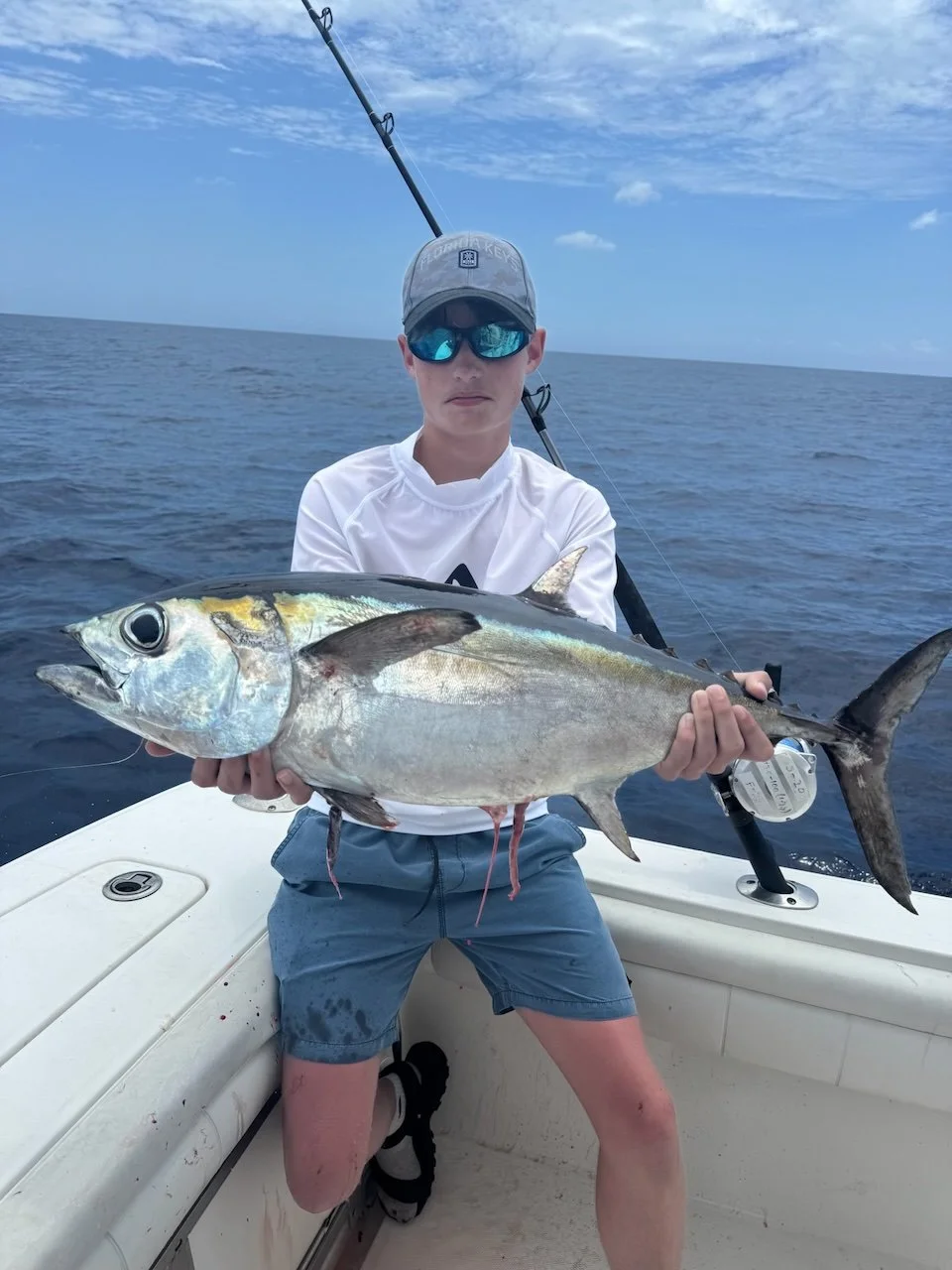 Pesca privada de atún en Combate, Puerto Rico