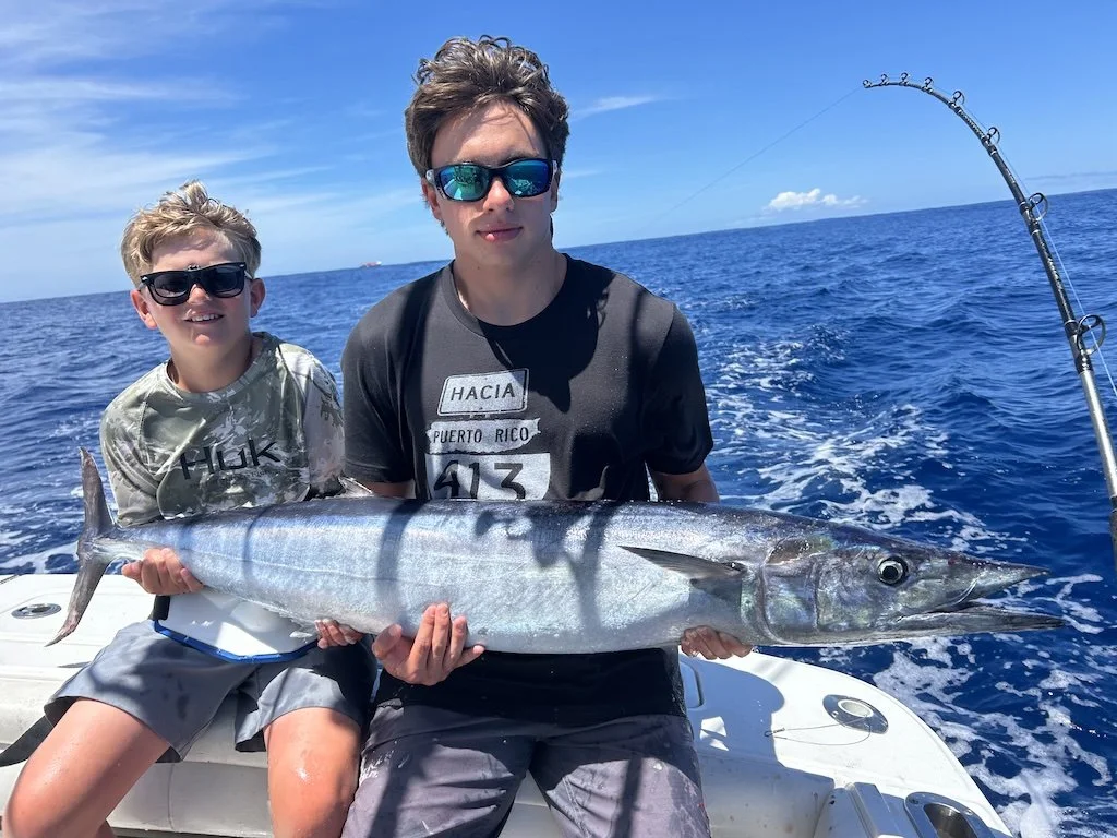 Pesca del wahoo en Isabela, Puerto Rico