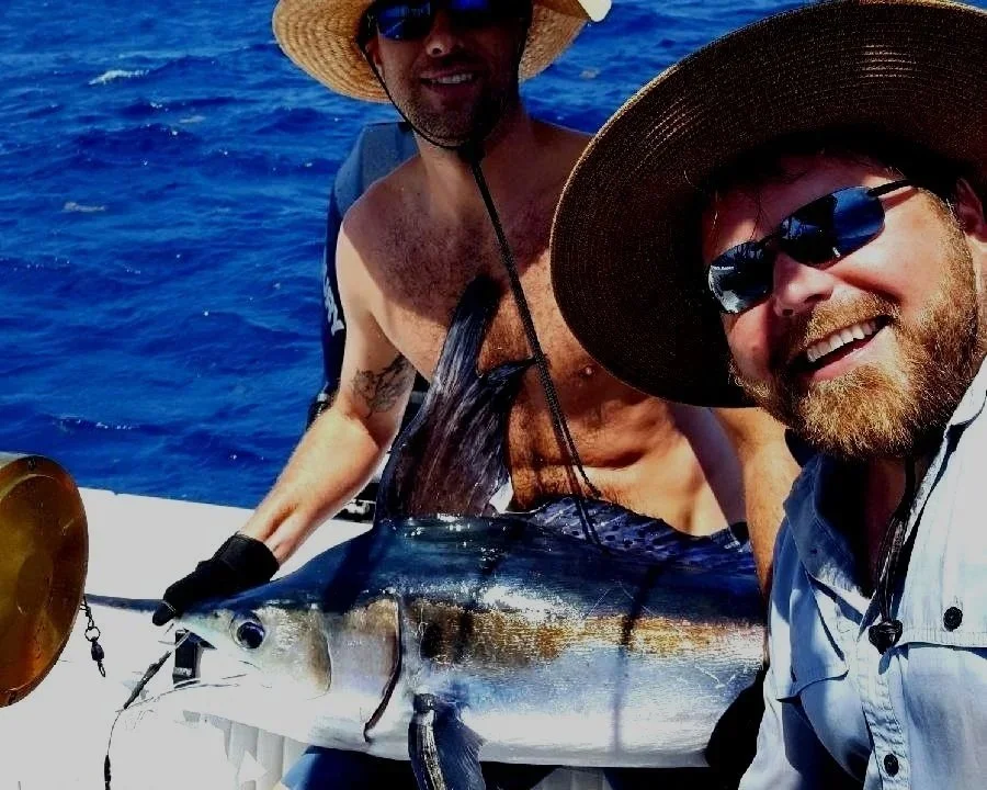 Pesca del marlín blanco con Simply Caught Charters en Puerto Rico