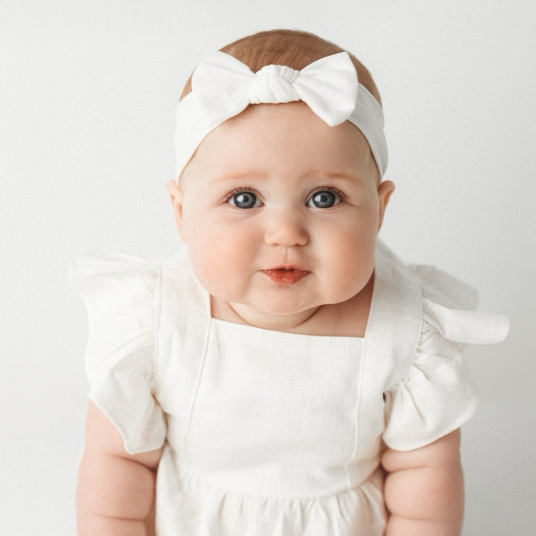 This real life baby doll in color and black and white: what do you prefer? I can never decide!