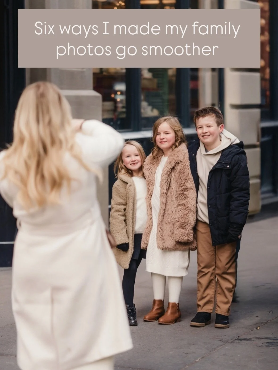 I recently traveled to NYC to have my own family photos done. It it is always such a good reminder of what my clients go through, and I truly believe that experiencing it helps me serve you better. 
⠀⠀⠀⠀⠀⠀⠀⠀⠀
After doing this for so many years, I hav