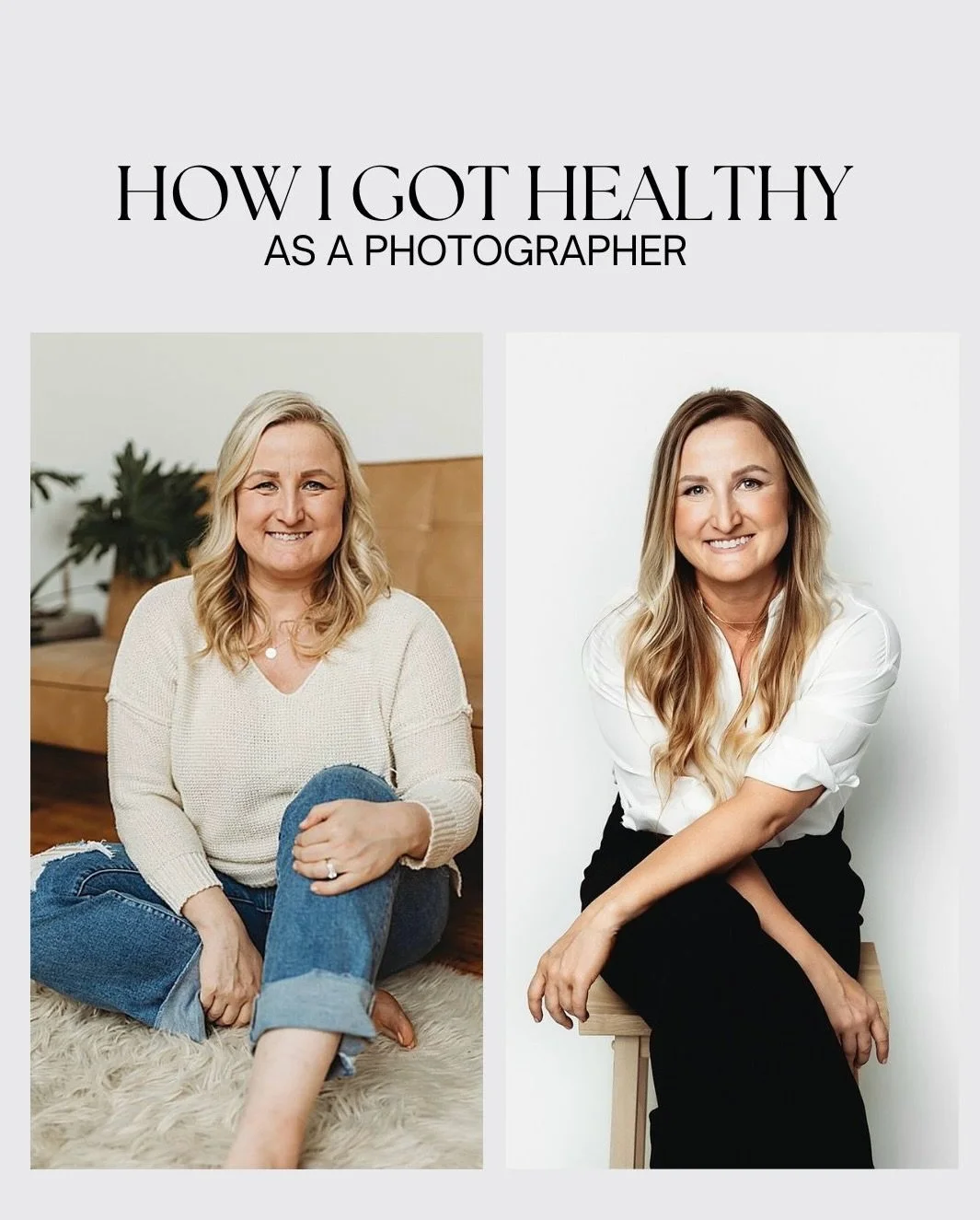 Staying healthy is challenging or any busy parent. But being a photographer who owns their own businesses presents some unique challenges that, for a long time, I allowed to dictate my life. An inconsistent schedule, lots of travel, and physically an
