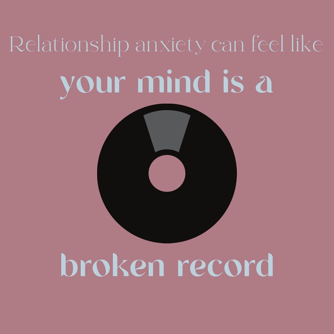 &ldquo;My mind is like a broken record&hellip;The thoughts about my relationship just don&rsquo;t stop.&rdquo;
 
You find yourself constantly questioning, doubting, and being filled with that awful feeling of dread.
 
Whenever your partner reaches ou