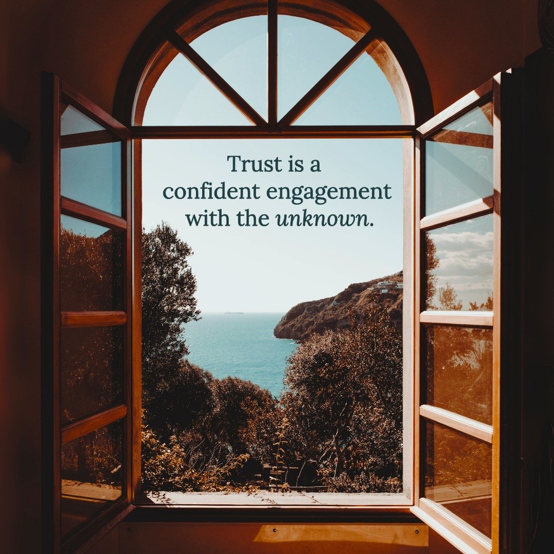 Rachel Botsman, a leading trust researcher, defines &quot;trust&quot; as a confident engagement with the unknown. We couldn't agree more.

Taking risks and challenging our comfort zones is how we open up to the possibility of love and connection. 

I