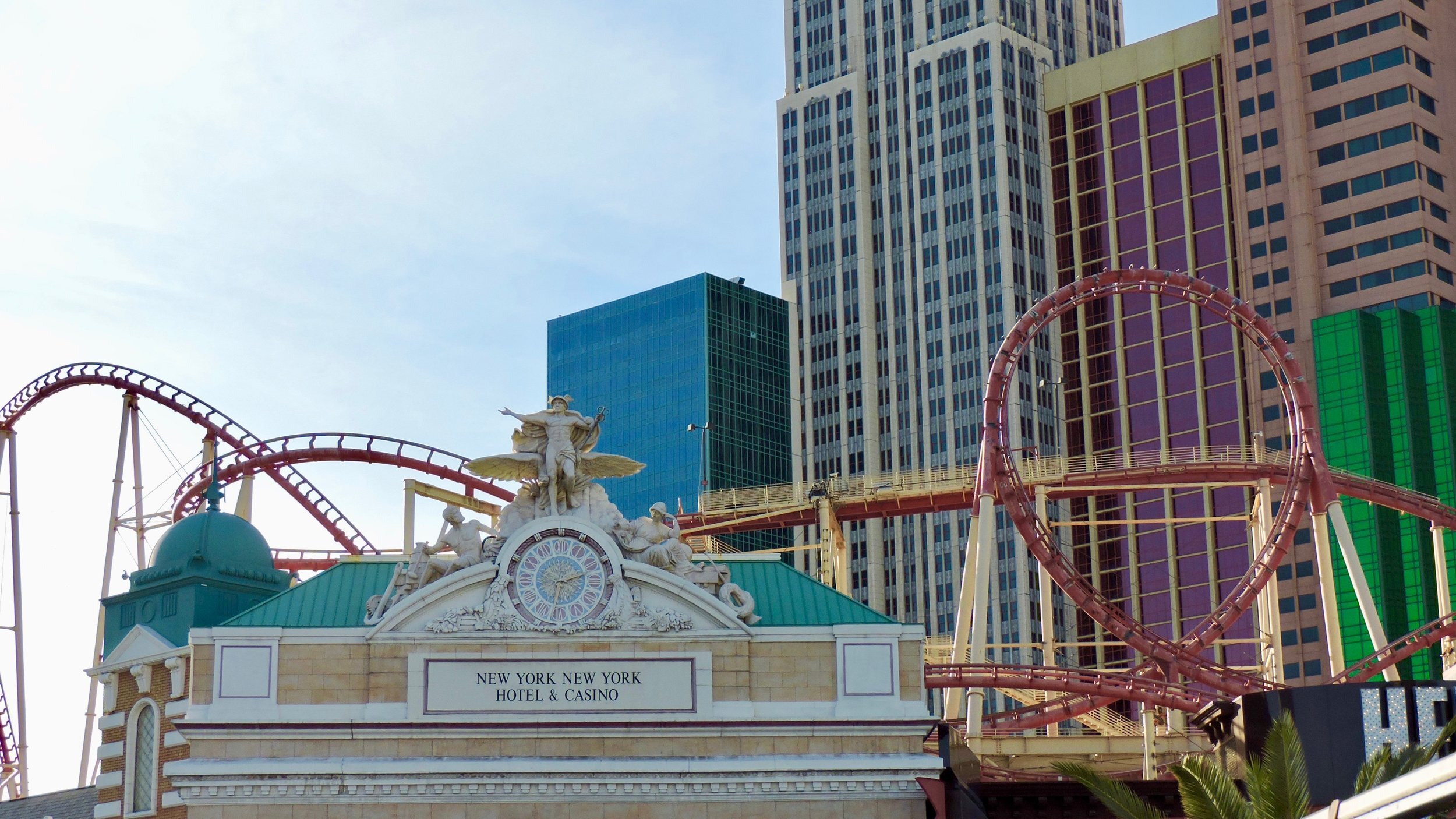 The Roller Coaster at New York-New York - Get your thrills in #Vegas on The Roller Coaster at New York - New York Hotel & Casino Las Vegas! Enjoy Happy Hour and