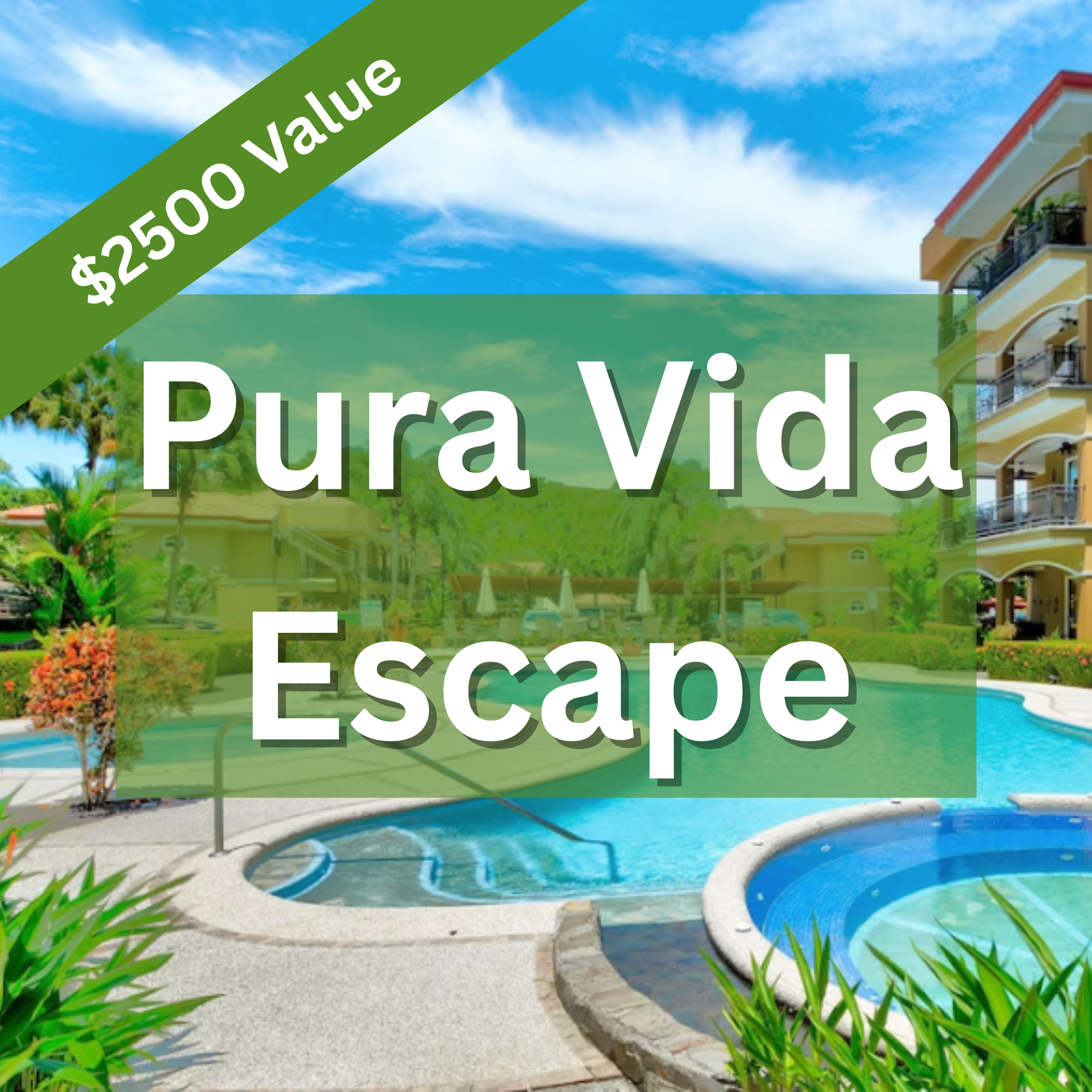 Raffle Item #4 - "Pura Vida Escape - 7 day/6 night Costa Rica Vacation"