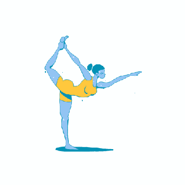 Dandayamana Dhanurasana - Standing Bow Pose