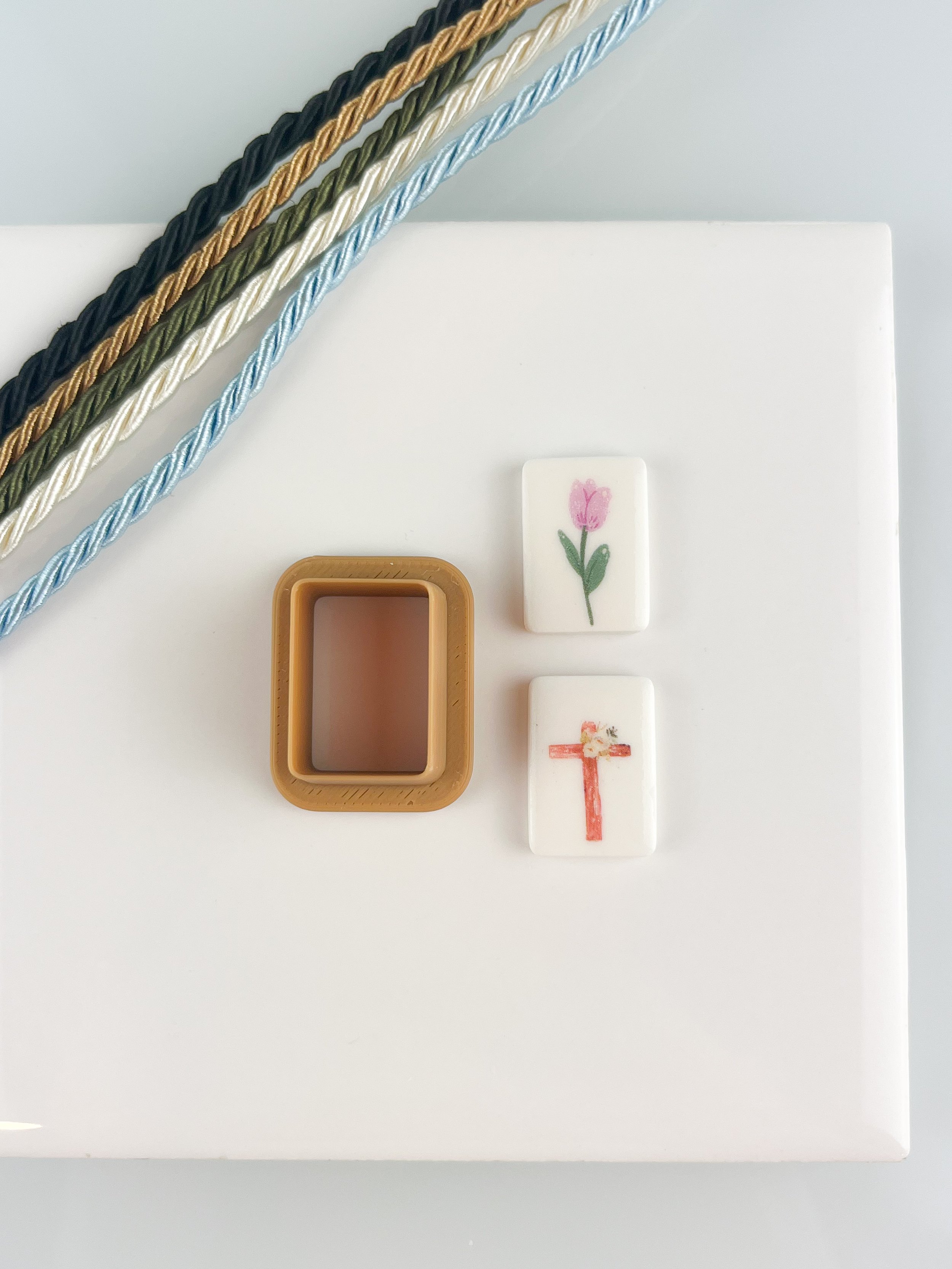 Rectangle - Necklace Charm