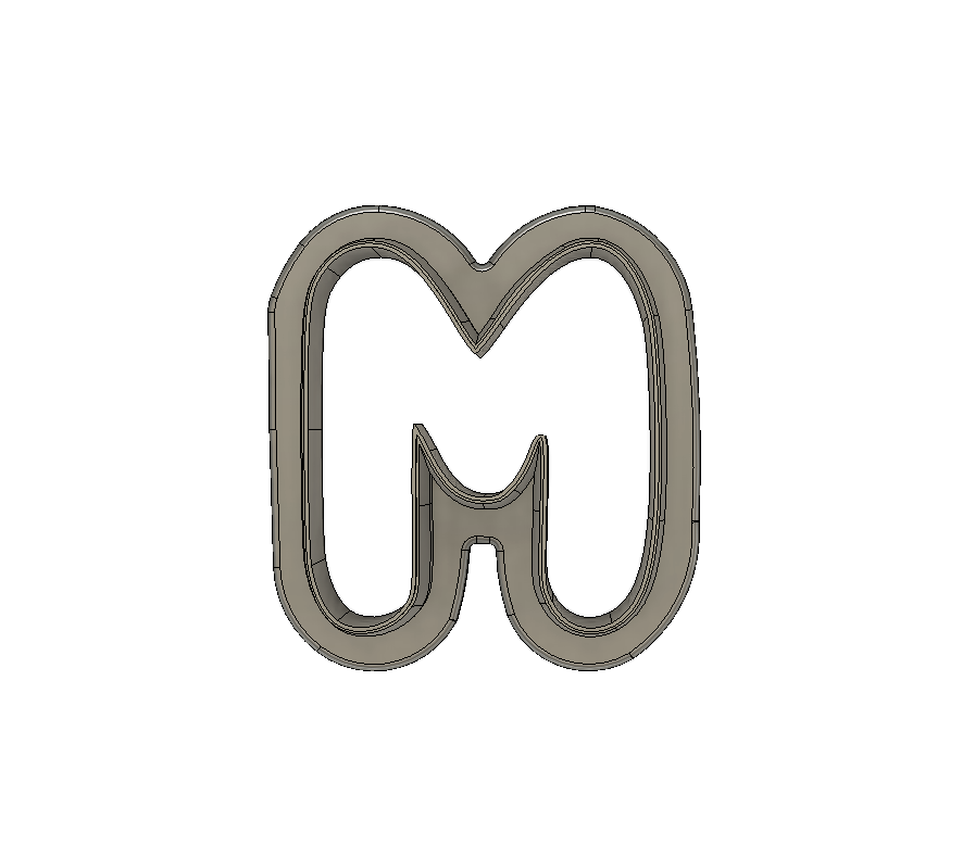 M - Charm STL File