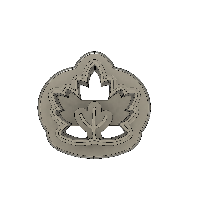 Maple Leaf Stud STL File