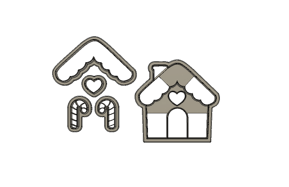 Gingerbread Ornament Digital STL File