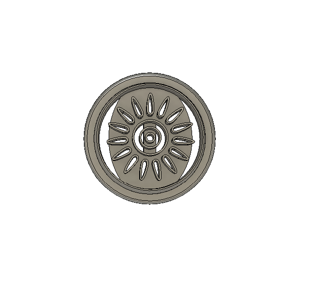 Boho Sunshine Oval STL File