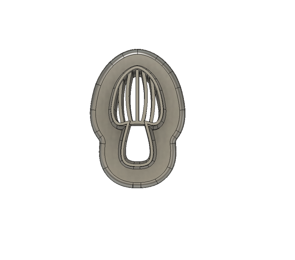 Striped Mushy Stud STL File