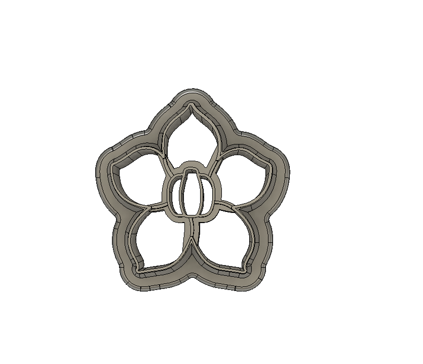 Pumpkin Flower STL File