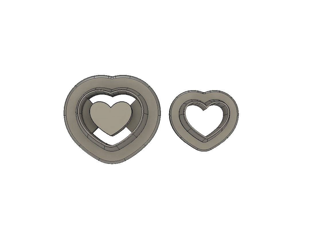 SM Heart Bezel Digital STL File