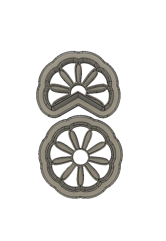 Overlap Flower STL File