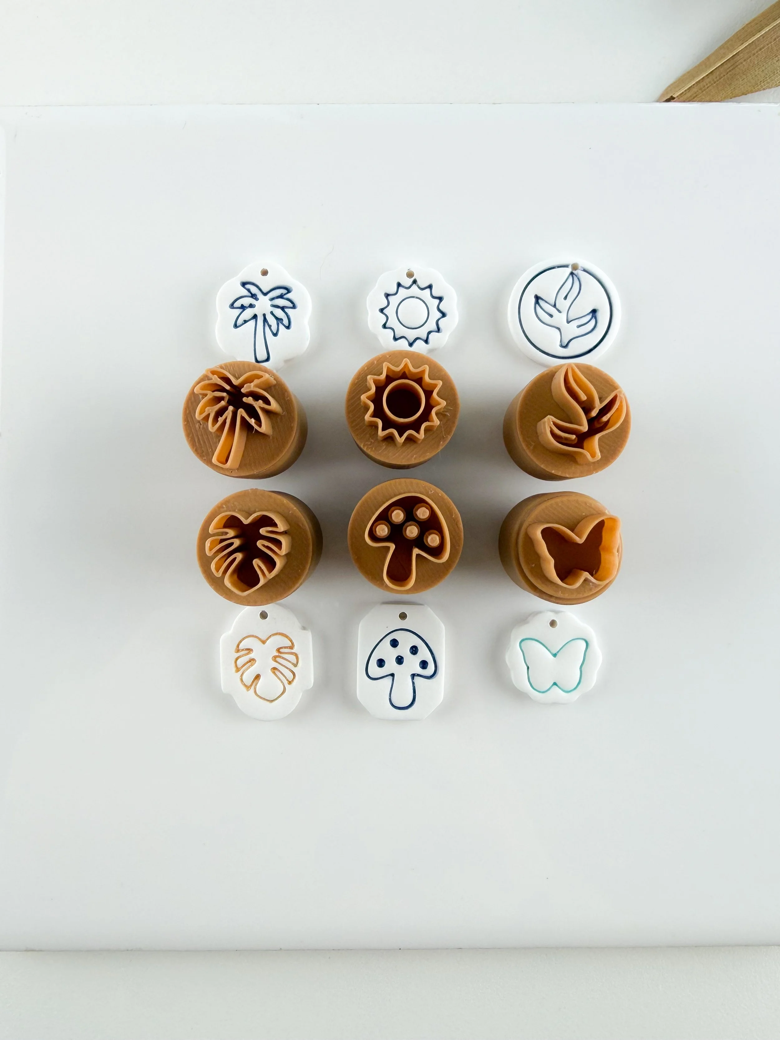 Charm Bar 3D Printed Stamps - Group 1