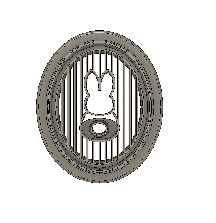 Bunny Portrait STL File