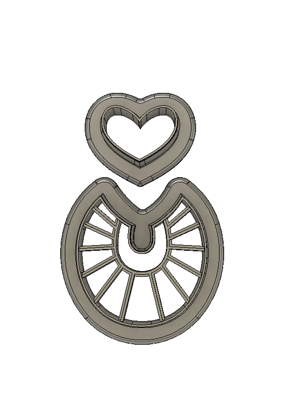Boho Heart Set Digital STL File