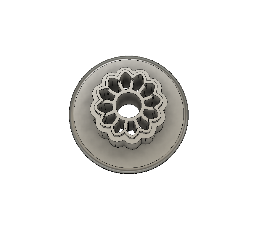 Sunflower Stud STL File
