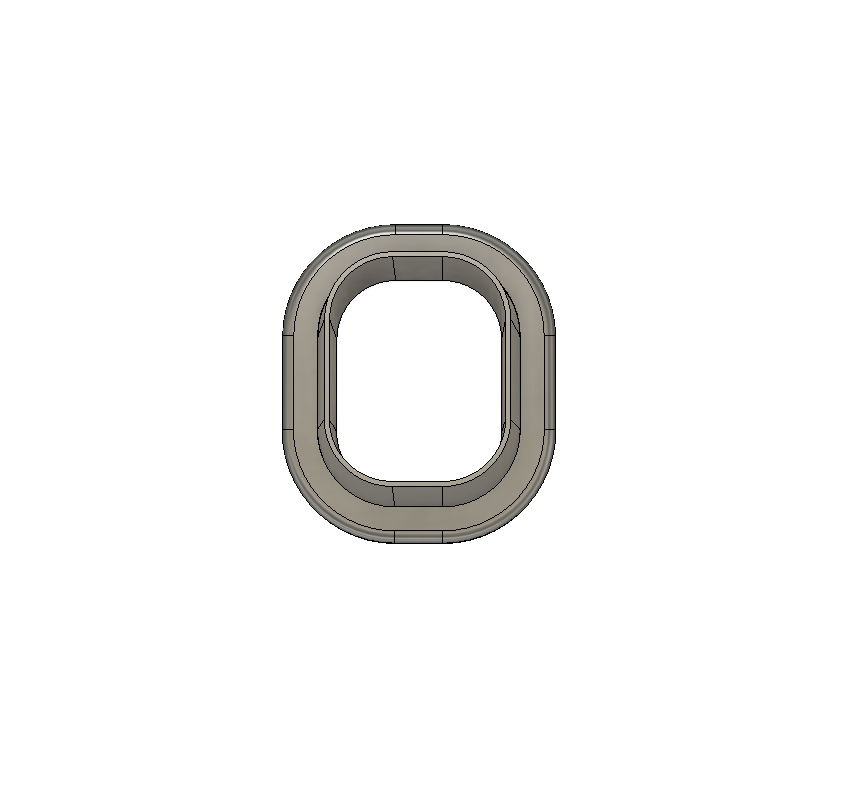 15mm Squoval Charm STL File