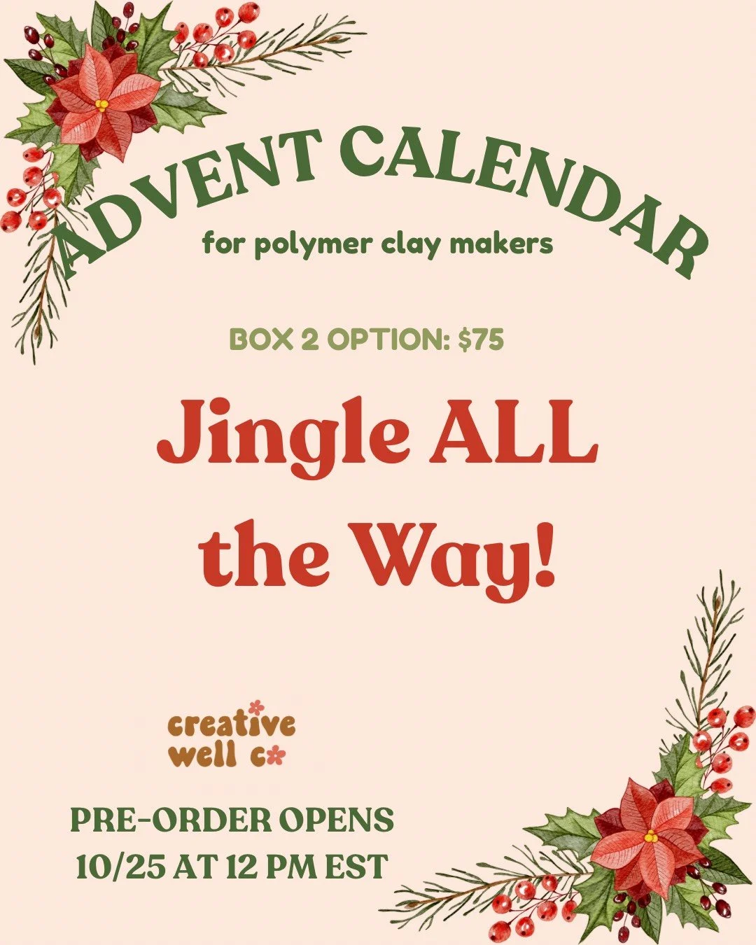 Jingle ALL the Way! - Clay Makers Advent Calendar 2025