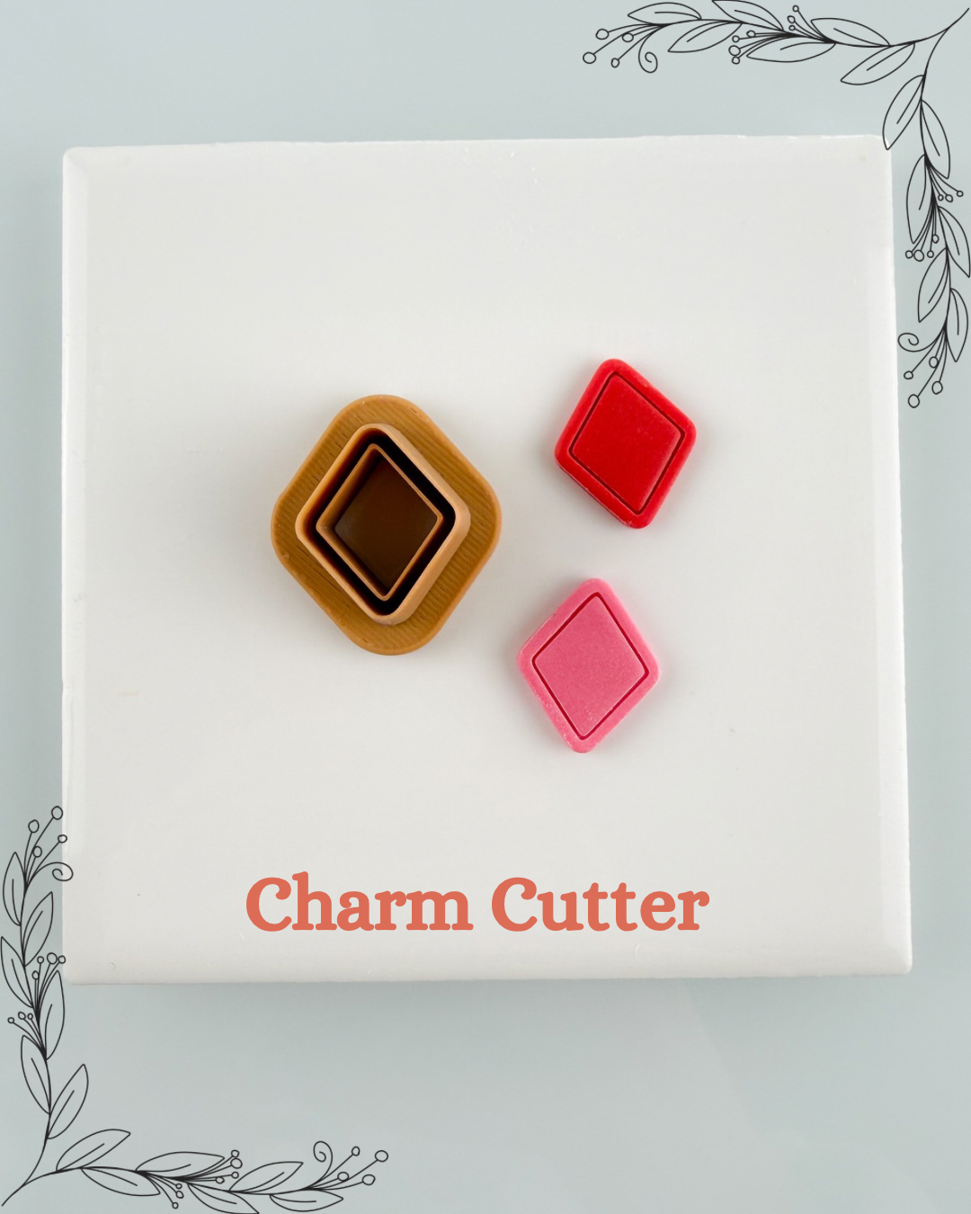 Framed Diamond Charm