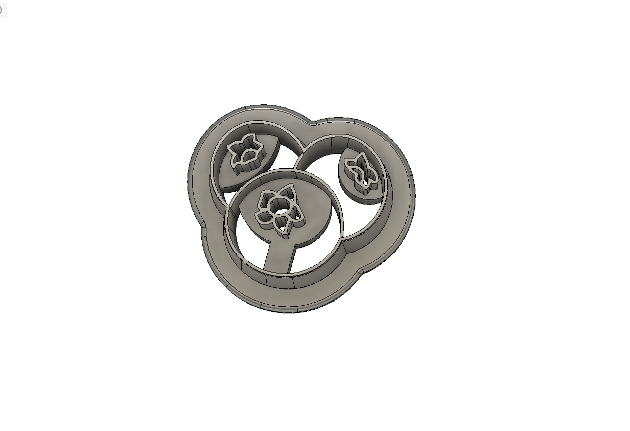 Blueberry Cluster STL File