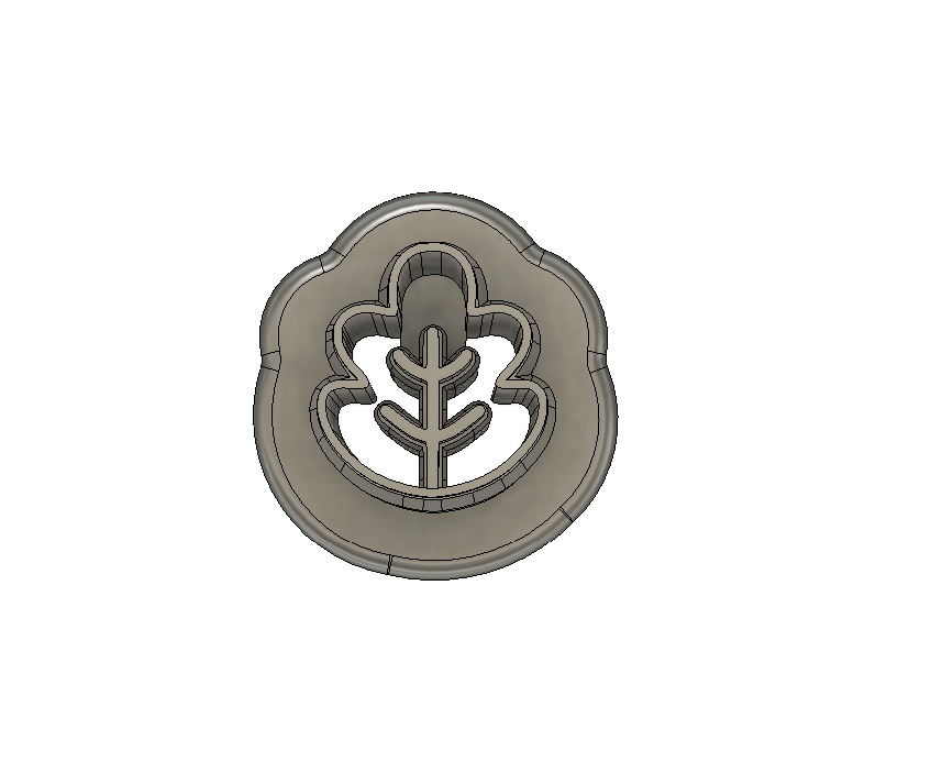 Leaf Stud STL File