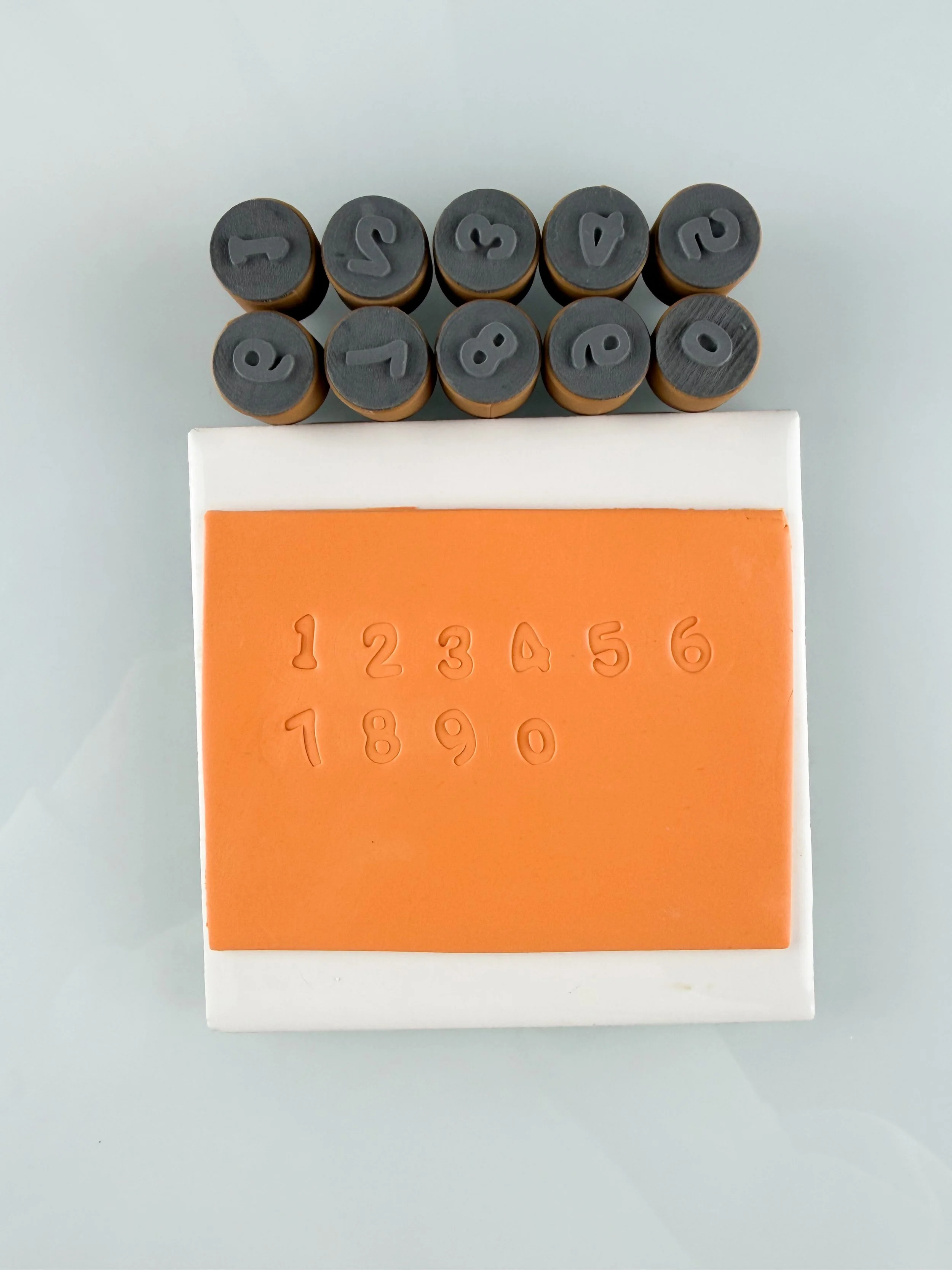 Number Stamp Set Font #2