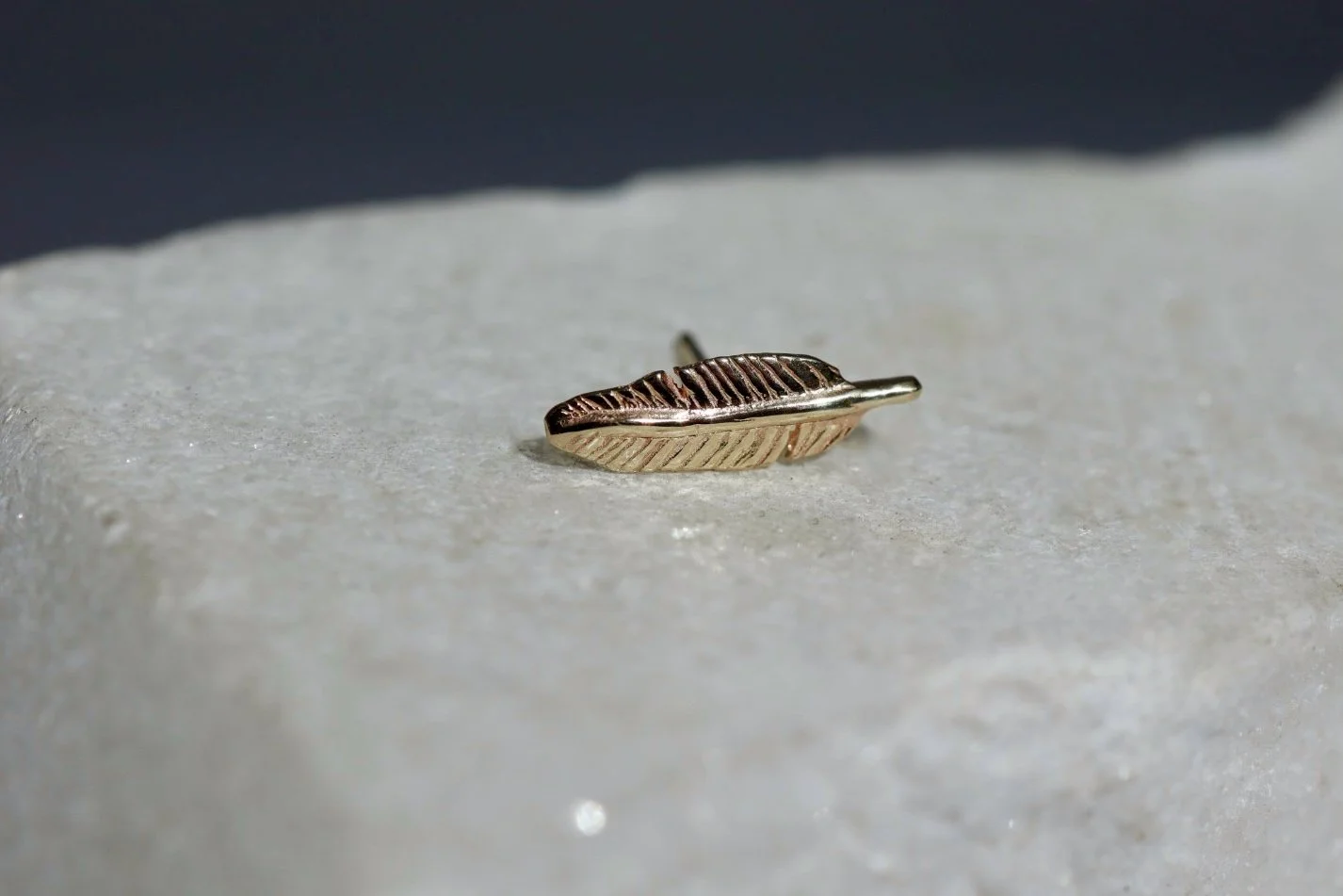 Feather Single Stud