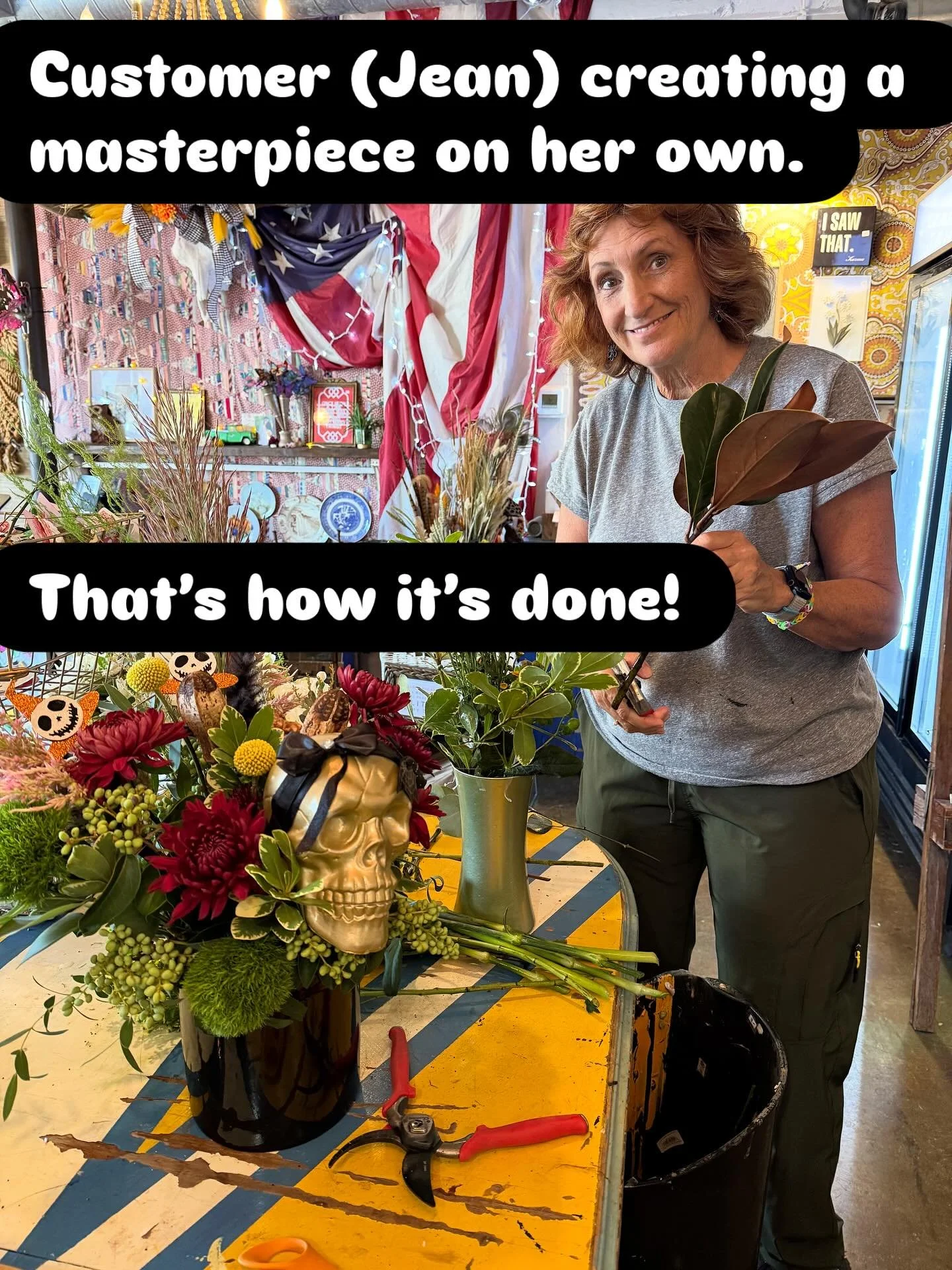 This makes me so happy when customers arrive excited to create!