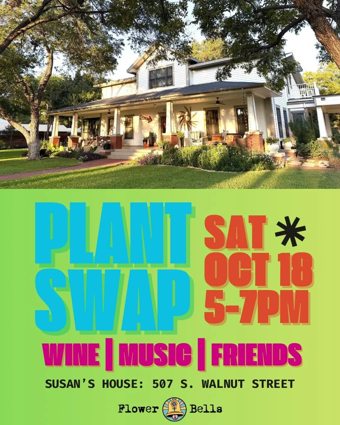 THIS SATURDAY:

🌱 Plant Swap in Susan&rsquo;s Garden 🌱

Bring a plant (indoor or outdoor), swap it for a new one, and maybe even make a new plant friend in the process.

✨ Bring 1, leave with 1.
✨ Bring 3, leave with 3.
✨ Free event!

📍 507 S Waln