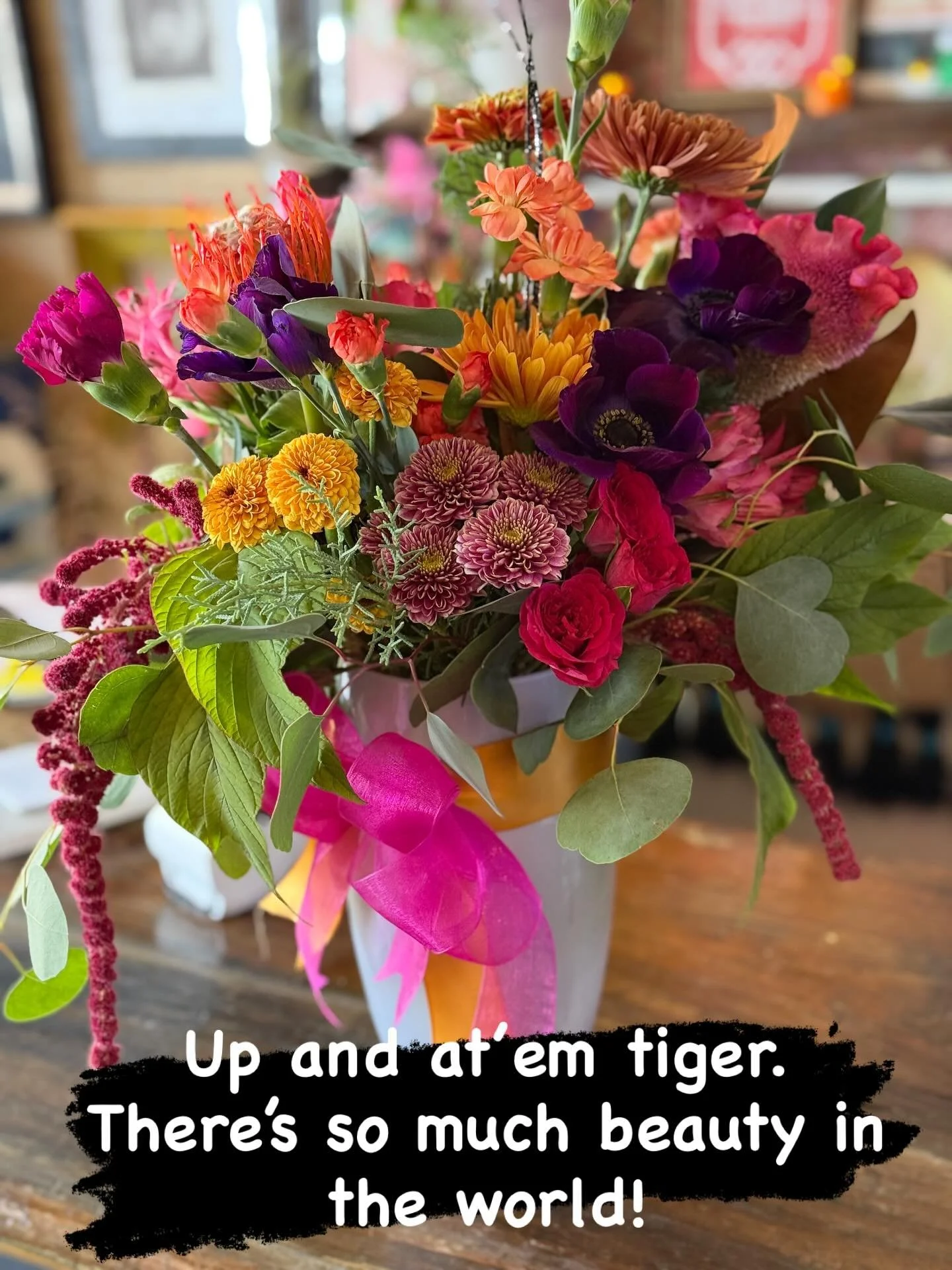 A Customer requested light and happy for a unique and fun person. So this happened.