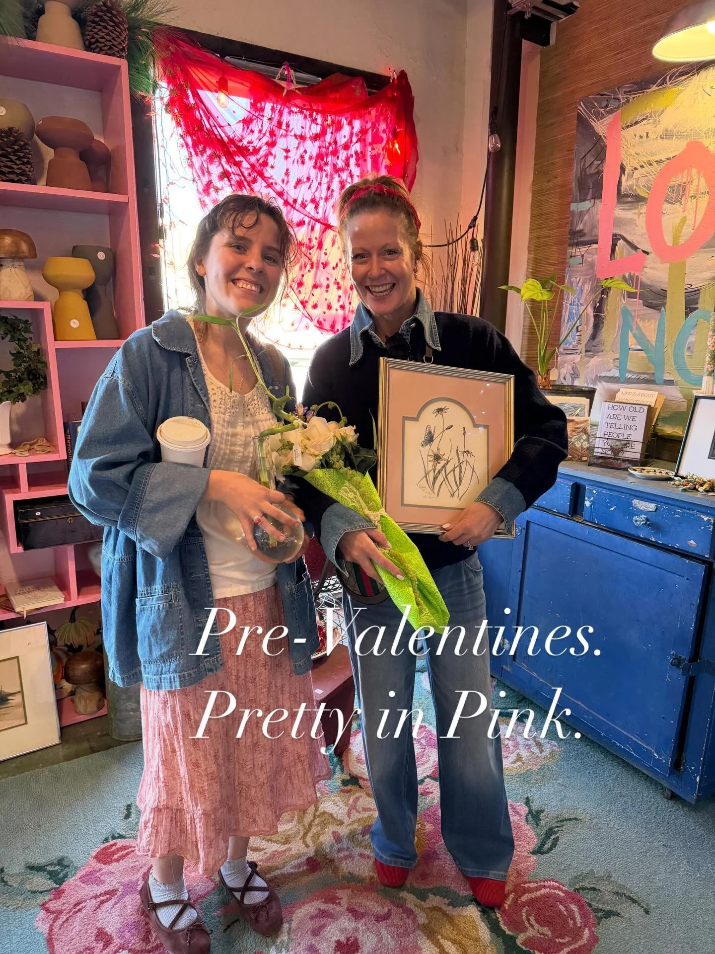 Vintage Art, Flowers,Fun. A reoccurring theme.